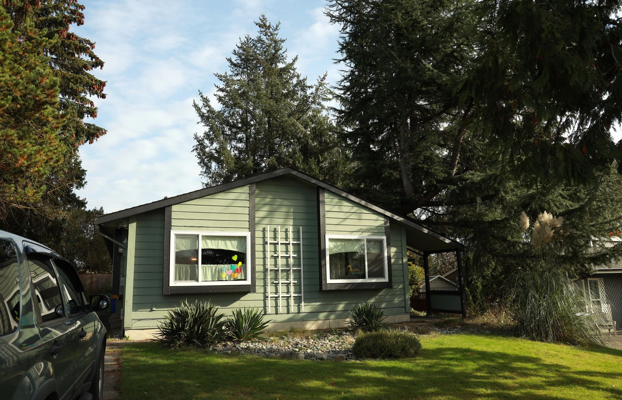 Clean single-family home exterior